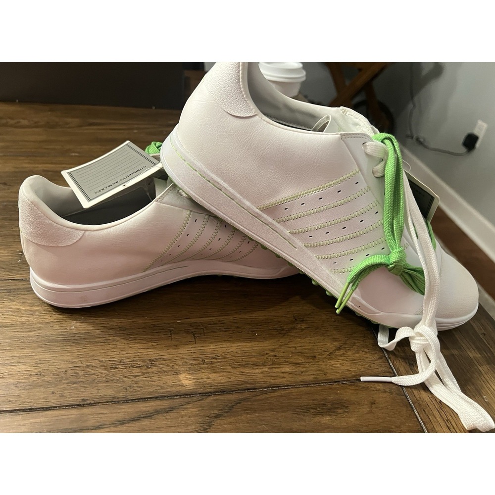 Adidas Street Sample Golf Shoes Sneakers Mens Sz 12.5 Shoes Green White RARE - Picture 14 of 14